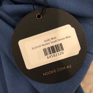 Nookie Blue Midi Dress